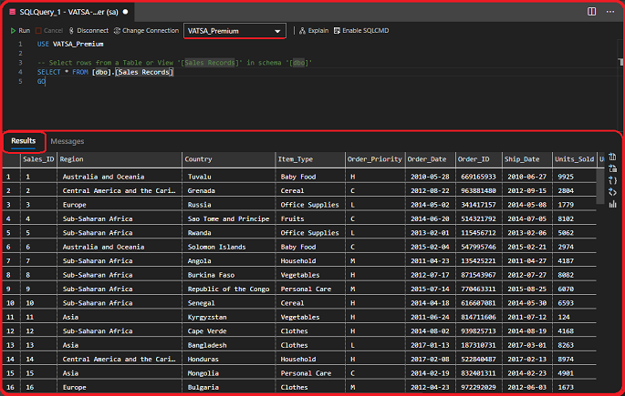 verify your data by select query